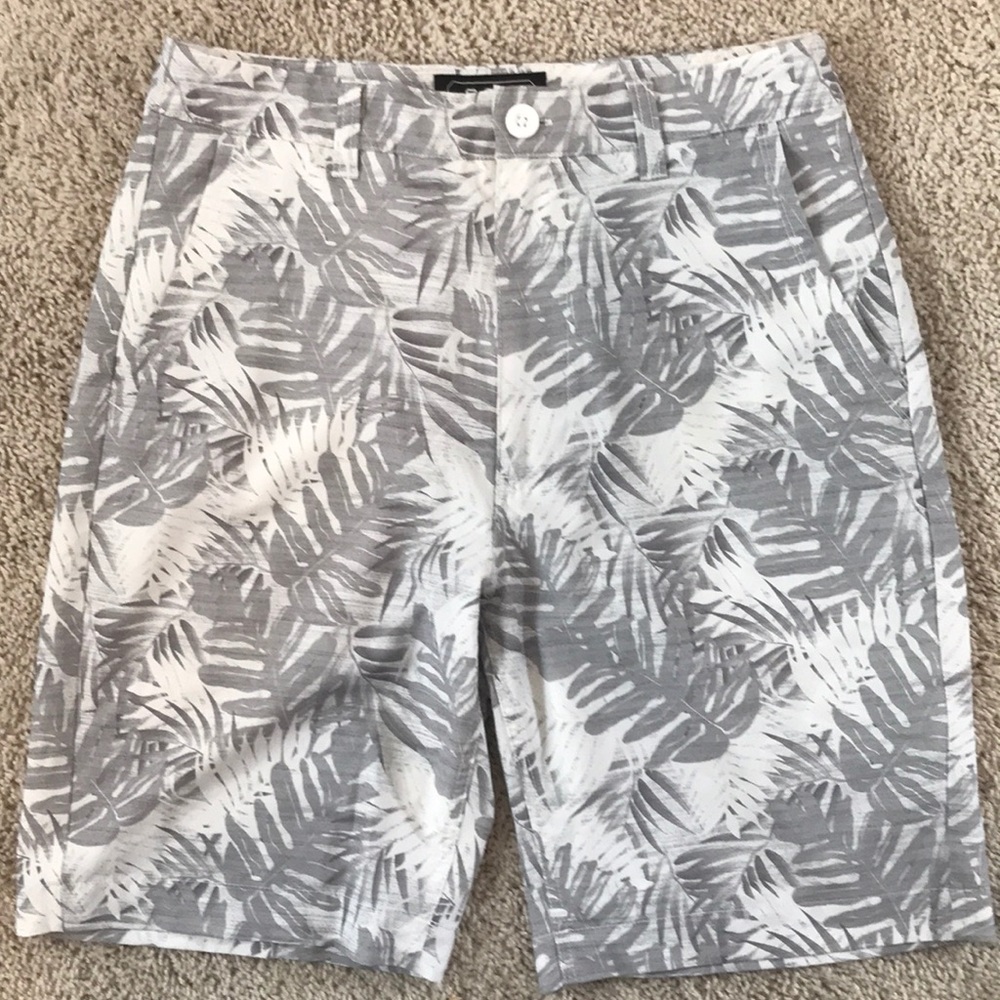 Champs Sports Gear leaf print shorts